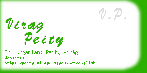 virag peity business card